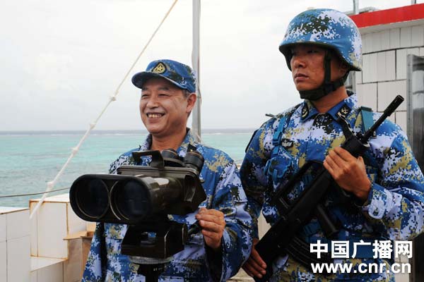 海军副参谋长冷振庆少将：捍卫海洋权益从不言弃